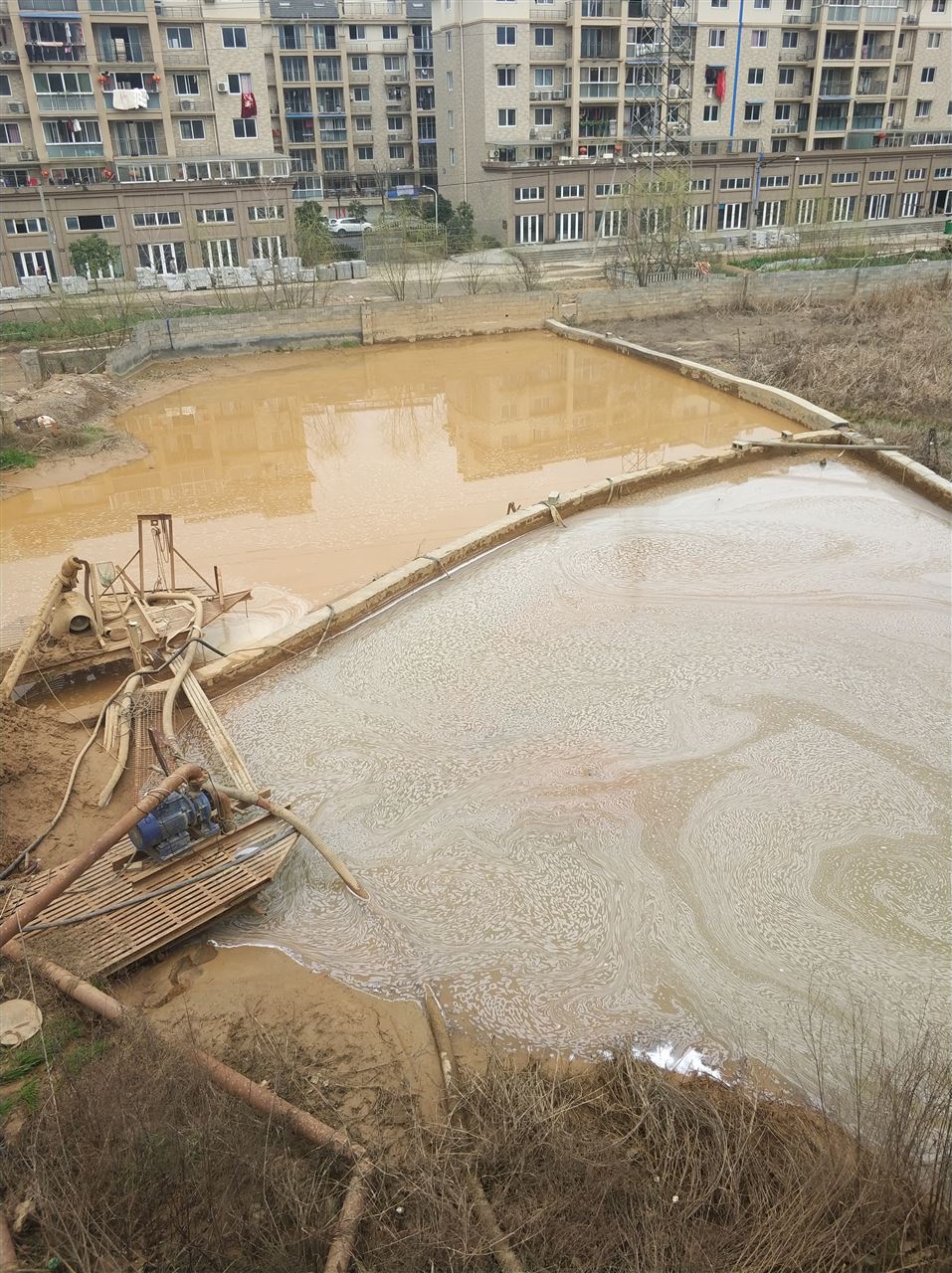 红古沉淀池淤泥清理-厂区废水池淤泥清淤